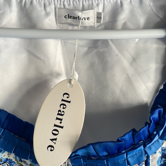 Floral Clearlove dress in blue, white and green - Picture 5 of 9
